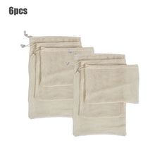 Load image into Gallery viewer, 30pcs 15pcs Reusable Produce Bags Organic Cotton Washable Mesh Bags for Grocery Shopping Fruit Vegetable Organizer Storage Bag