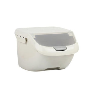Pawaca 6/10/15Kg Rice Storage Box Sealed Moisture-proof Large Capacity Grain Flour Container Kitchen Rice Storage Box Flip Cover