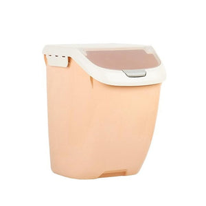 Pawaca 6/10/15Kg Rice Storage Box Sealed Moisture-proof Large Capacity Grain Flour Container Kitchen Rice Storage Box Flip Cover
