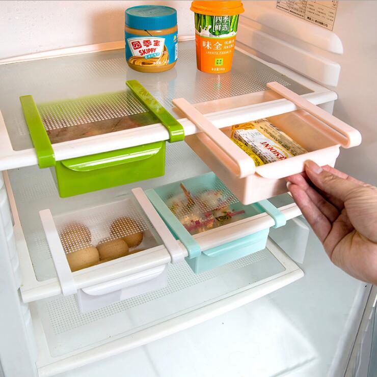 Mini ABS Slide Kitchen Fridge Freezer Space Saver Organization Storage –  greenjungle